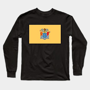 New Jersey Flag Long Sleeve T-Shirt